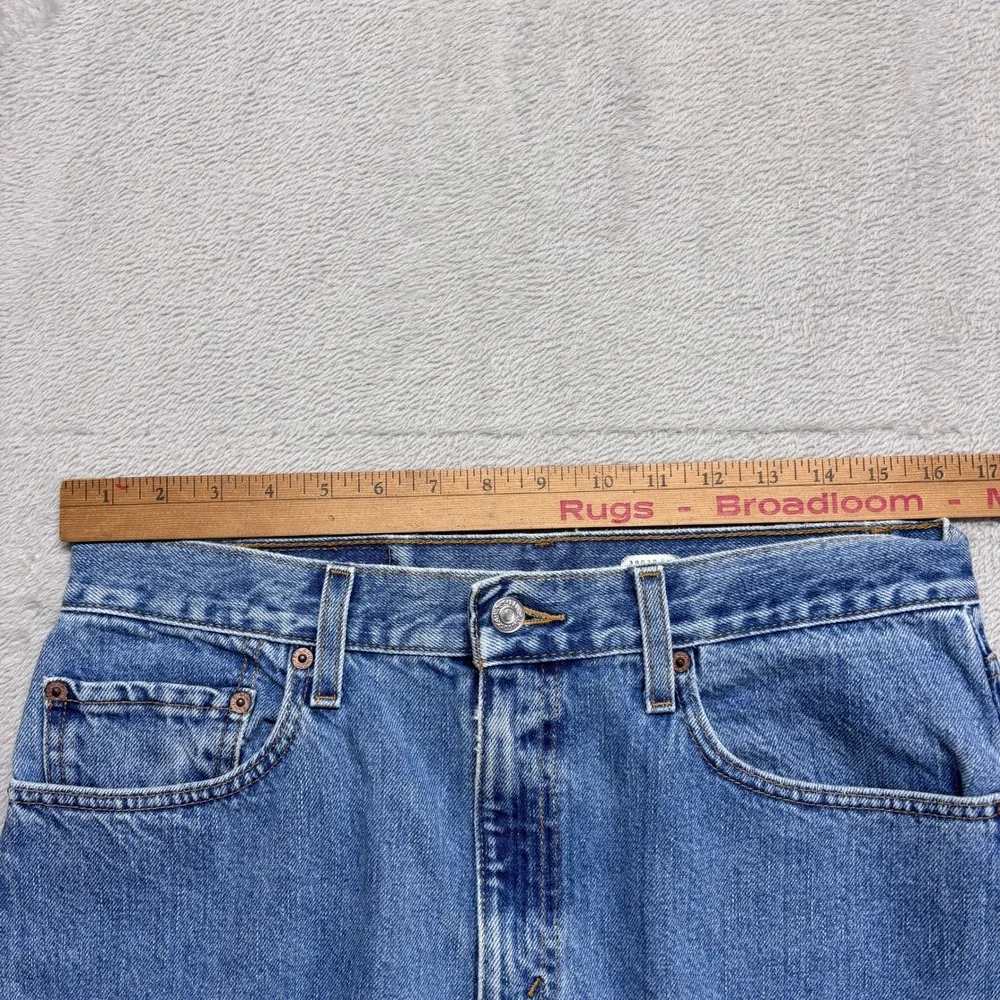 Levi's Vintage Y2K Jeans Mens 33x30 505 Regular Fit Straight Leg Blue Denim EUC